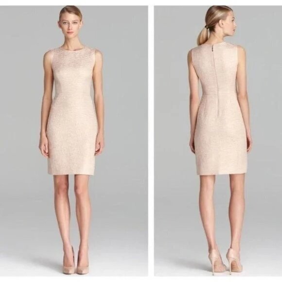 💕KATE SPADE💕 All That Glitters Sleeveless Della Sheath Dress ~ Blush 6